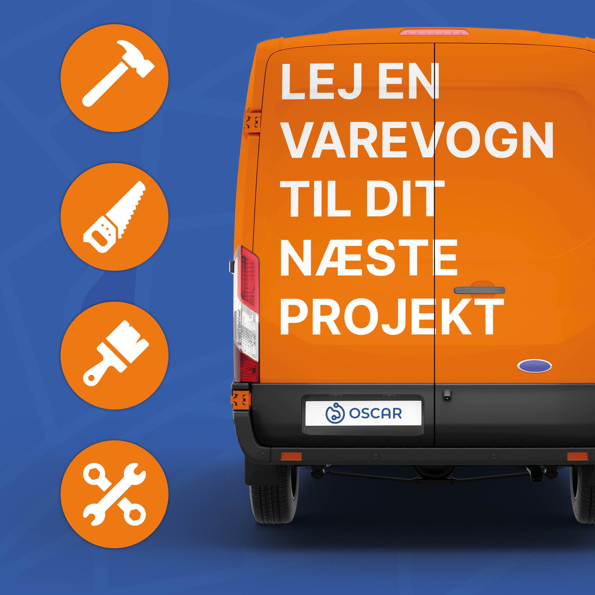 Varebil til dit næste projekt